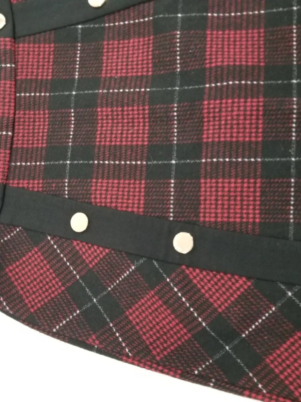 NWOT River Island Red and Black A-Line Mini Skirt little girl size 7 (C5) - Picture 4 of 7